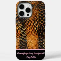 Colorful snake skins show nature's art iPhone 16 pro max case