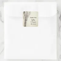 Dried Barley Farm Wedding Thank You Favor Tag