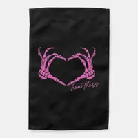 Heartless Skeleton Hands Classic Design Garden Flag