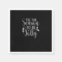 Tis Season Pumpkin Halloween Witch Hat Costume Napkins