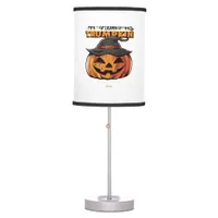 Happy Halloween Trumpkin Classic Table Lamp