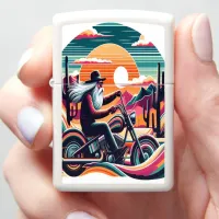 Desert Sunset Ride Zippo Lighter