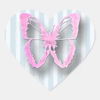 Pink and Blue Butterfly Stickers