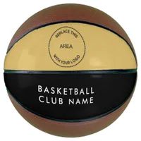 Basketball Club Name Logo Black Gold or Any Color