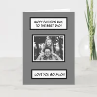 Happy Father's Day, Family Photo  Card