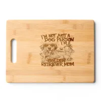 Golden Retriever With Sunglasses and Drink Engraved Cutting Board