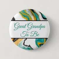 Great Grandpa To Be | Boy's  Baby Shower   Button