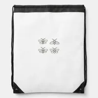 Cottagecore Moths Classic Drawstring Bag