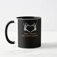 Halloween Haunted Heart Skeletal Bone Chilling Cla Mug