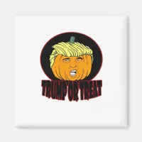 Trumpkin Or Treat Halloween Trumpkin Trick Or Trea Magnet