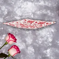 MOM/WOW: A Love Letter in Red on white | Trinket Tray