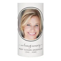 In Loving Memory Memorial Tribute Flameless Candle