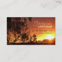 Shining Sunset Business Card