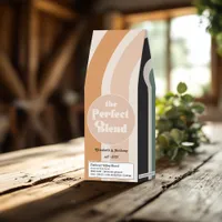 "The Perfect Blend" Personalized Boho Geometric Roasted Coffee