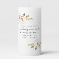 This Candle Burns Eucalyptus Memorial Tribute