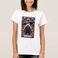 The Witch Tarot with a Black Dog T-Shirt