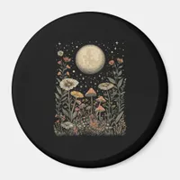 Cottagecore Moon Mushroom Moonphase Goblincore Magnet