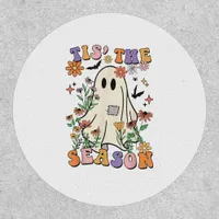 Tis The Season Retro Halloween Party Funny Trendy Patch