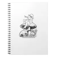 Cottagecore Aesthetic Frog Mushroom Toad Goblincor Notebook