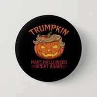 Trumpkin Make Halloween Great Again - Sarcastic Sa Button