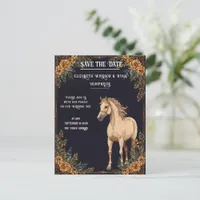 Elegant Equestrian Romance Postcard