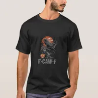 F-Caw-F Funny Raven Gothic Crow Bird Halloween Tre T-Shirt