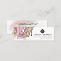 Chic Pink Beauty Fashion Business Card