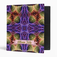 Fractal Web Cross Fantasy Art Album Binder