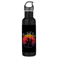 It’s Fall Y’all Vintage Halloween Scene Fall Stainless Steel Water Bottle