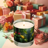 Painting of a Tropical Rain Scented Candle