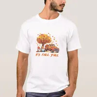 It’s Fall Y’all Pumpkin Gnome Autumn Tree Pumpkin  T-Shirt