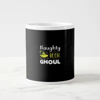 Naughty Little Ghoul Funny Halloween Design Giant Coffee Mug