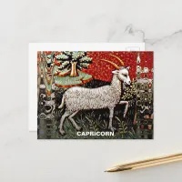 Capricorn the Goat Zodiac Sign Birthday Party Postcard