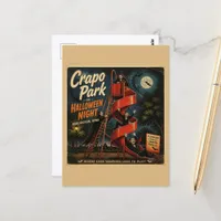 Vampires Play in Crapo Park Burlington, Iowa Postcard