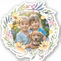 Picture Photo Floral Surround Create Your Own Sticker