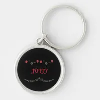 Tis The Season To Jolly Funny Casual Keychain