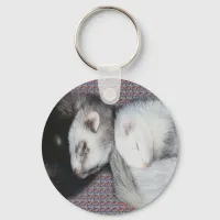 Sweet Dreams Ferrets Keychain