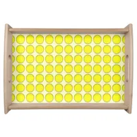 Serving Tray - Yellow Dots
