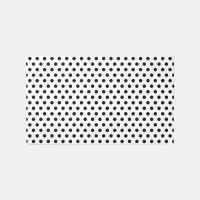 Black and White Abstract Circles Pattern Polka Dot Rug