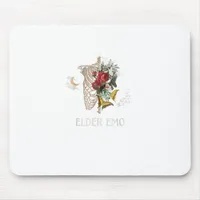 Elder Emo Funny Goth Older Gothic Cottagecore Gobl Mouse Pad