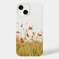 Wildflowers in Wheat Field Floral Close-up Photo Case-Mate iPhone 14 Case