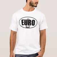 Euro Gamer Funny Oval Meeple Tabletop Fun  T-Shirt