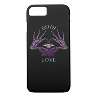 Embrace Goth Skeleton Heart Artistic Style iPhone 8/7 Case