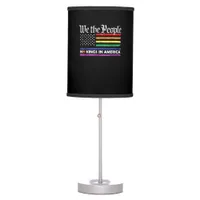 No Kings In America We The People Creative Design Table Lamp