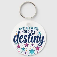 The stars hold my destiny keychain