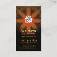 Tribal Earth Star New Age Art Business Cards