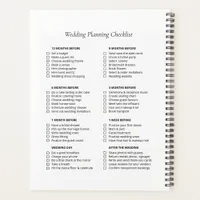 Wedding Checklist Planner, Floral Elegant Wedding Planner