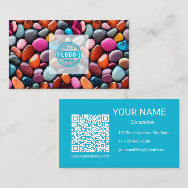 Colored Stones Business Card