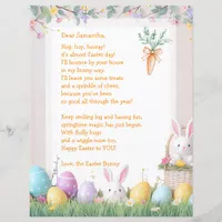 Easter Bunny Letter and Games for Children