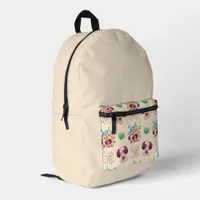 Adorable Dog Pattern  Printed Backpack